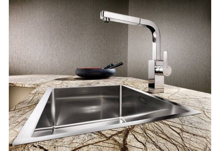 Мойка Blanco Claron 550-IF нержавеющая сталь полированная клапан-автомат InFino 521578