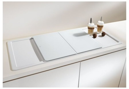 Мойка Blanco ALAROS 6S жемчужный клапан-автомат InFino 523627