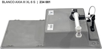 Мойка Blanco Аксия (axia) III XL 6 S-F белый ИнФино (infino) клапан-автомат InFino 523529