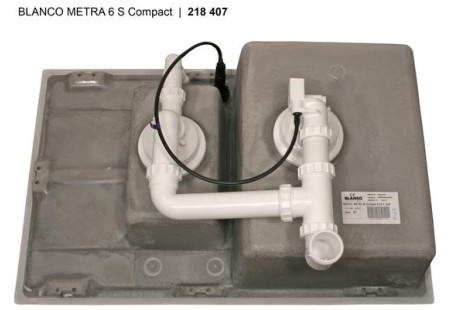Мойка Blanco Metra 6S compact темная скала 518876