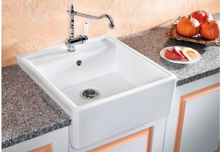 Мойка Blanco Panor 60 два отверстия глянцевый белый 514501