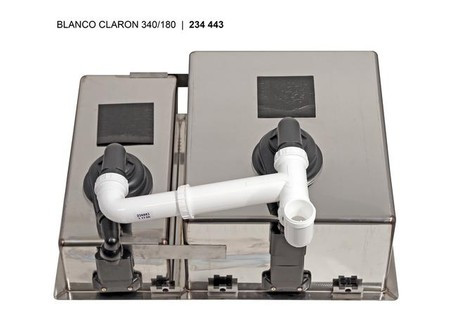 Мойка Blanco Claron 340/180-U нержавеющая сталь полированная чаша слева 521609