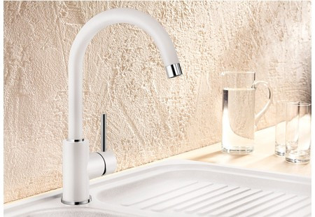 Смеситель Blanco MIDA Silgranit алюметаллик 524203