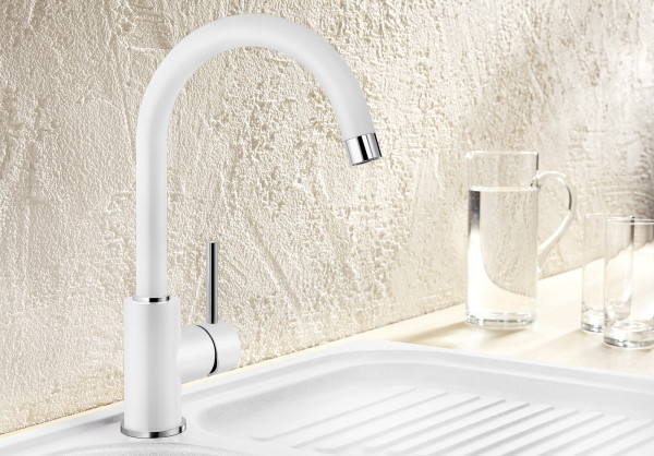 Смеситель Blanco MIDA Silgranit черный 526145