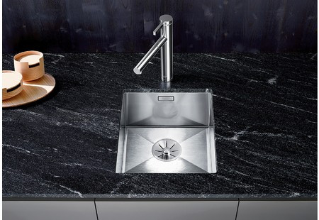 Мойка Blanco Zerox 340-U нержавеющая сталь полированная клапан-автомат InFino 521583