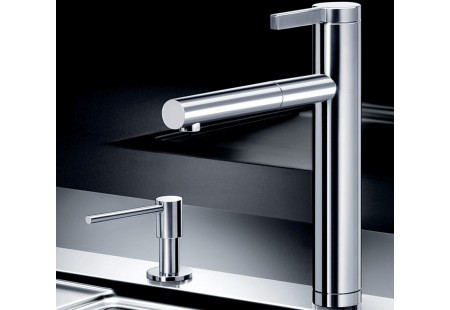 Смеситель Blanco Linee нержавеющая сталь матовая 517596