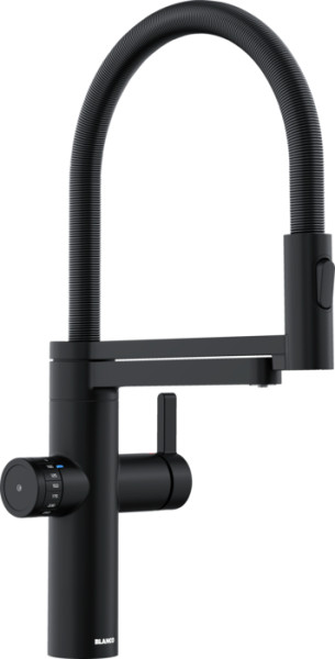 Смеситель 3-в-1 Blanco EVOL-S Pro Filter матовый черный 526636