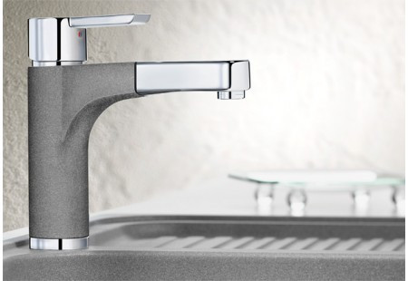 Смеситель Blanco Pylos-S chrome/Silgranit белый 512970