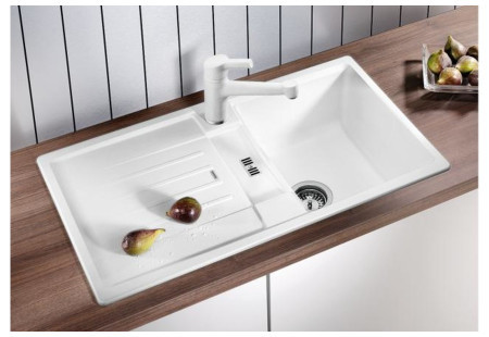 Мойка Blanco Lexa 45 S SILGRANIT PuraDur отводная арматура InFino® антрацит клапан-автомат InFino 524910