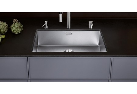 Мойка Blanco Claron 700-U Durinox нержавеющая сталь полированная клапан-автомат InFino 523387