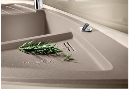 Мойка Blanco Зиа (zia) 9E антрацит чаша справа 514764