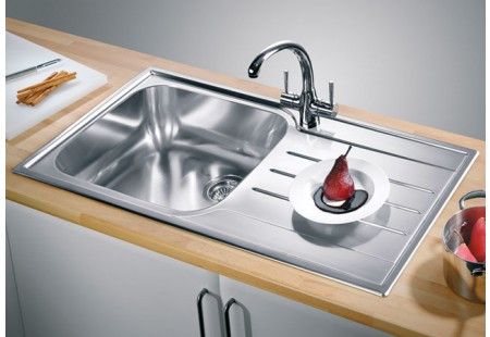 Мойка Blanco Median XL 6 S нержавеющая сталь полированная чаша слева 512738
