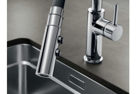 Смеситель Blanco CATRIS-S Flexo матовый черный 525793