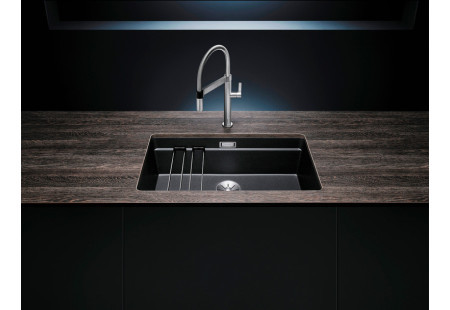 Мойка Blanco Etagon 700-U SILGRANIT® PuraDur® алюметаллик клапан-автомат InFino 525169