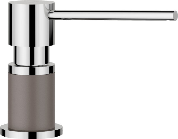 Дозатор для жидкого мыла Blanco Lato Silgranit вулкан серый 526954