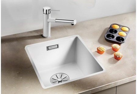 Смеситель Blanco KANO SILGRANIT серый бежевый 525032
