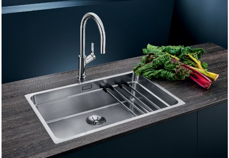 Мойка Blanco Etagon 700-IF нержавеющая сталь полированная клапан-автомат InFino 524272