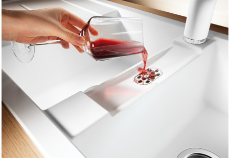 Мойка Blanco Metra 8 S темная скала клапан-автомат InFino 518884