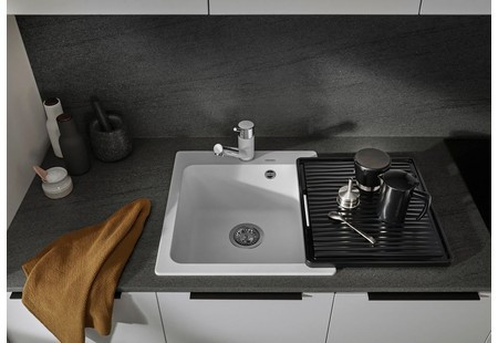 Мойка Blanco NAYA 45 SILGRANIT антрацит клапан-автомат InFino 525222