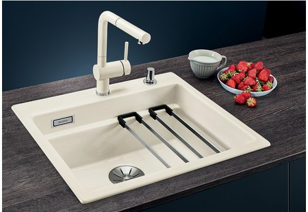 Мойка Blanco Etagon 6 PuraPlus белый глянцевый клапан-автомат InFino 525156