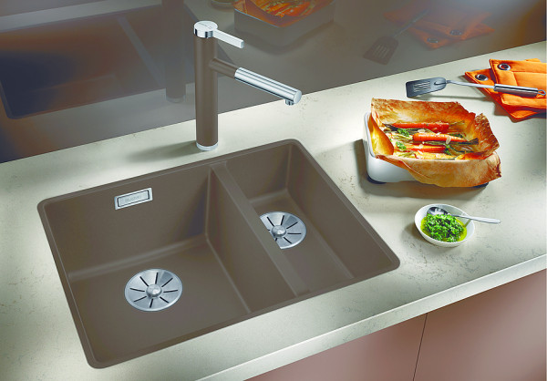 Мойка Бланко SUBLINE 340/160-U SILGRANIT кофе клапан-автомат InFino 523567 Мойка Blanco SUBLINE 340/160-U SILGRANIT кофе клапан-автомат InFino 523567