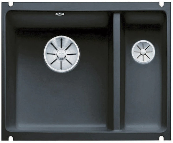 Мойка Blanco SUBLINE 350/150-U черный клапан-автомат InFino 523747