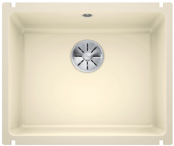 Мойка Blanco SUBLINE 500-U керамика отводная арматура InFino® глянцевая магнолия клапан-автомат InFino 523734