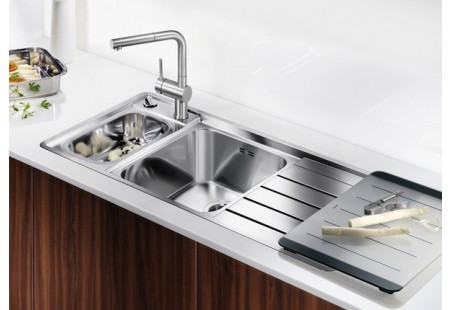 Мойка Blanco Axis 6 II S-IF Steamer Edition нержавеющая сталь чаша слева 516534
