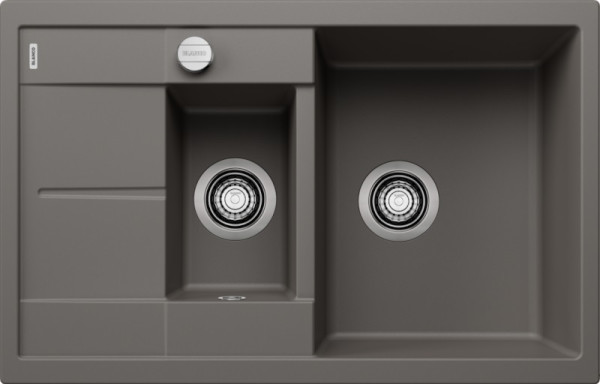 Мойка Бланко Metra 6S compact вулкан серый клапан-автомат InFino 527297 Мойка Blanco Metra 6S compact вулкан серый клапан-автомат InFino 527297