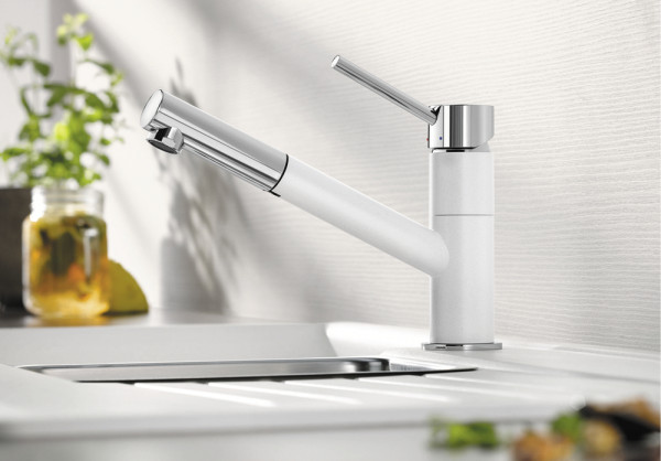 Смеситель Blanco Kano-S Silgranit черный 526174