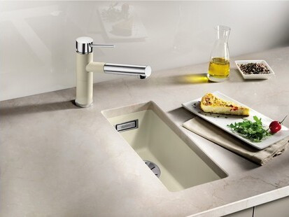 Смеситель Blanco KANO SILGRANIT серый бежевый 525032