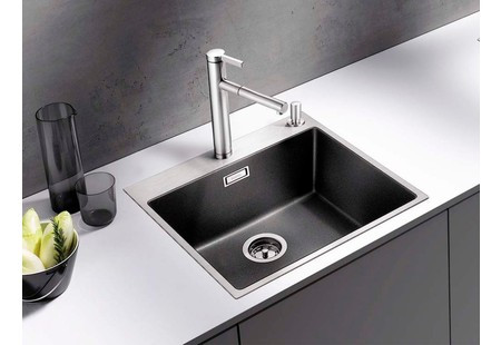 Мойка Blanco SUBLINE 500-IF/A белый клапан-автомат InFino 524112