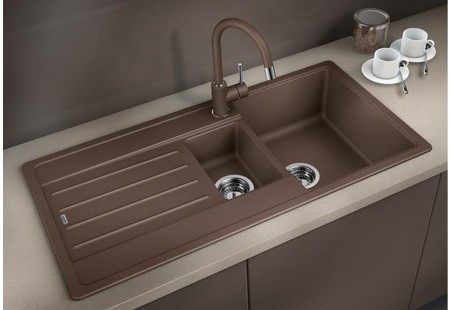 Мойка Blanco Легра (legra) 6 S Силгранит (silgranit) алюметаллик 522208