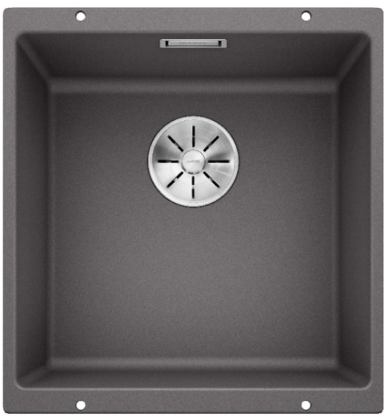 Мойка Blanco SUBLINE 400-U SILGRANIT темная скала клапан-автомат InFino 523423